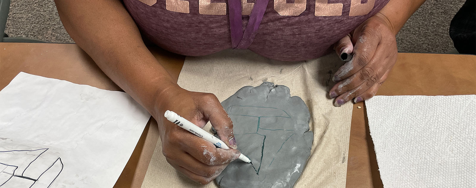 Building the Community Support Program mural
